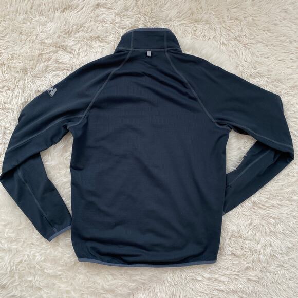 Eddie Bauer Men's Gray 1/2 Zip High Route Grid FreeHeat Fleece, size S - Picture 2 of 9